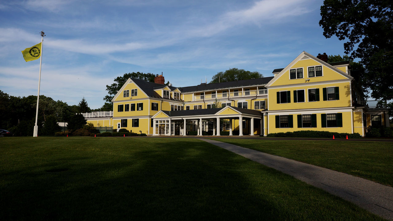 Brookline, MA - May 25: The Country Club in Brookline, MA on May 25, 2022. The club will host the 2022 U.S. Open June 13-19.