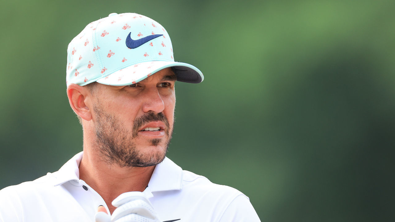 BROOKLINE, MASSACHUSETTS - JUNE 17: Brooks Koepka of The United States waits to play his second shot on the third hole during the second round of the 2022 U.S.Open Championship at The Country Club on June 17, 2022 in Brookline, Massachusetts.