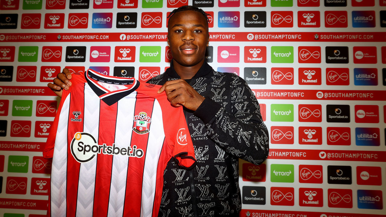 SOUTHAMPTON, ENGLAND - JUNE 21: Southampton FC complete the signing of Armel Bella-Kotchap from VFL Bochum on a permanent deal, pictured at the Staplewood Campus on June 21, 2022 in Southampton, England.