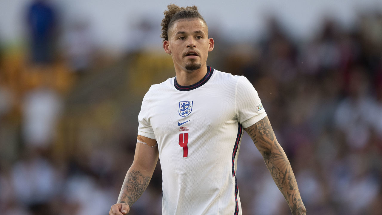 WOLVERHAMPTON, ENGLAND - JUNE 14: Kalvin Phillips of England during the UEFA Nations League - League A Group 3 match between England and Hungary at Molineux on June 14, 2022 in Wolverhampton, England.