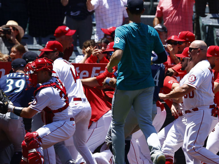 Angels' Nevin banned 10 games for brawl; M's Winker gets 7