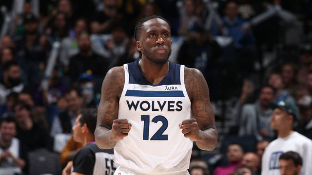 MINNEAPOLIS, MN - APRIL 5: Taurean Prince #12 of the Minnesota Timberwolves celebrates during the game against the Washington Wizards on April 5, 2022 at Target Center in Minneapolis, Minnesota. Mandatory Copyright Notice: Copyright 2022 NBAE