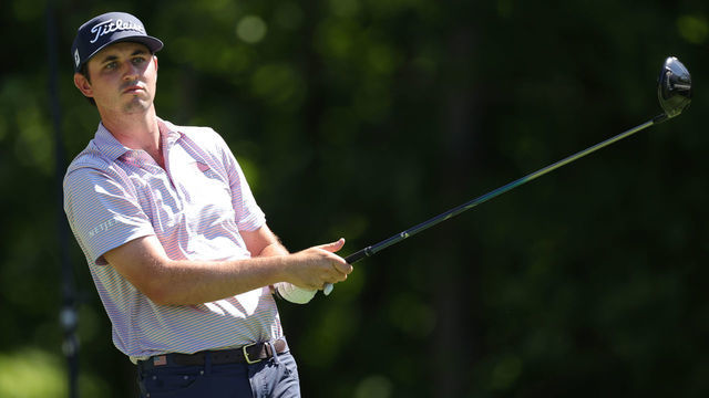 SILVIS, ILLINOIS - JUNE 30: J.T. Poston of the United States plays his shot from the second tee during the first round of the John Deere Classic at TPC Deere Run on June 30, 2022 in Silvis, Illinois.