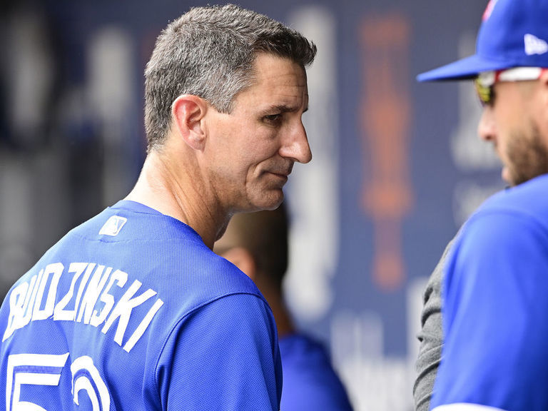 Jays 1st base coach Budzinski leaves game for 'personal matter