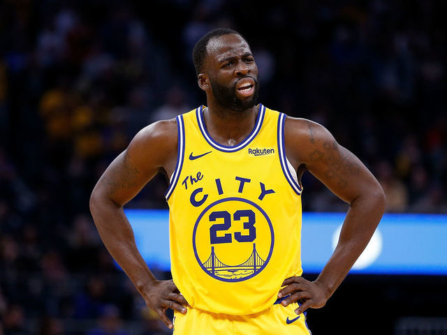SAN FRANCISCO, CALIFORNIA - DECEMBER 27: Draymond Green #23 of the Golden State Warriors looks on in the second half against the Phoenix Suns at Chase Center on December 27, 2019 in San Francisco, California. NOTE TO USER: User expressly acknowledges and agrees that, by downloading and/or using this photograph, user is consenting to the terms and conditions of the Getty Images License Agreement.