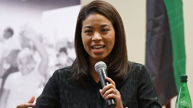 LAS VEGAS, NEVADA - JUNE 24: Nevada Gaming Control Board Chairwoman Sandra Douglass-Morgan speaks at the Solutions, Strategies & Service Summit on race and policing hosted by Clark County Commissioner Lawrence Weekly at the Dr. William U. Pearson Community Center on June 24, 2020 in Las Vegas, Nevada. Marches and rallies have been held in dozens of cities across the country since the killing of George Floyd by a police officer in Minneapolis on May 25.