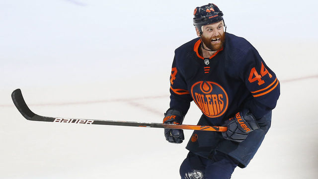 EDMONTON, ALBERTA - JUNE 06: Zack Kassian #44 of the Edmonton Oilers reacts after scoring a goal against the Colorado Avalanche during the third period in Game Four of the Western Conference Final of the 2022 Stanley Cup Playoffs at Rogers Place on June 06, 2022 in Edmonton, Alberta.