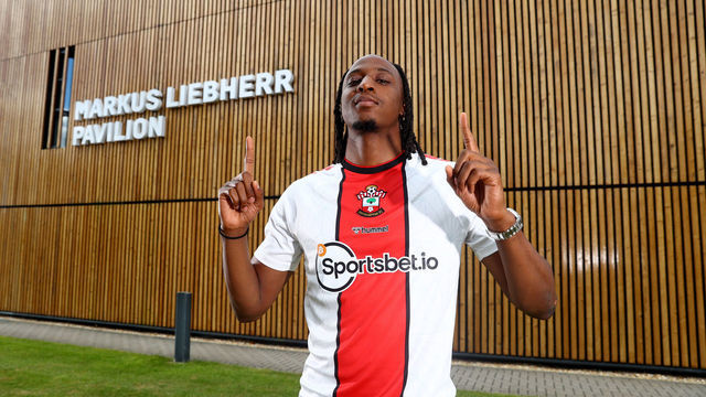 SOUTHAMPTON, ENGLAND - JULY 09: Southampton FC sign Joe Aribo from Rangers on a 4 year deal, pictured at the Staplewood Campus on July 09, 2022 in Southampton, England.
