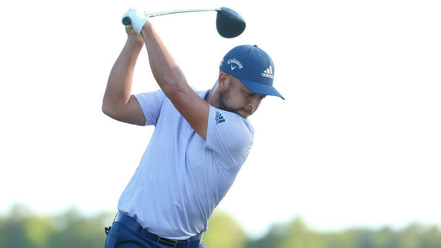 NORTH BERWICK, SCOTLAND - JULY 09: Xander Schauffele of the United States tees off on the 18th hole during Day Three of the Genesis Scottish Open at The Renaissance Club on July 09, 2022 in North Berwick, Scotland.