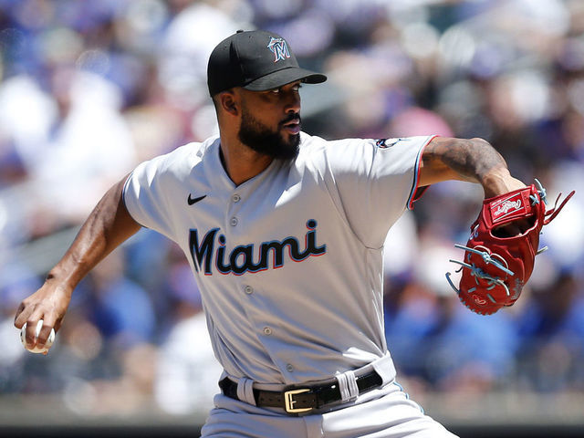 Sandy Alcantara of the Miami Marlins pitches against the New York News  Photo - Getty Images