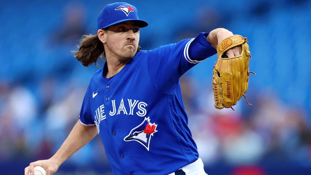 TORONTO, ON - JUNE 27: Kevin Gausman #34 of the Toronto Blue Jays delivers a pitch in the first inning during a MLB game against the Boston Red Sox at Rogers Centre on June 27, 2022 in Toronto, Ontario, Canada.