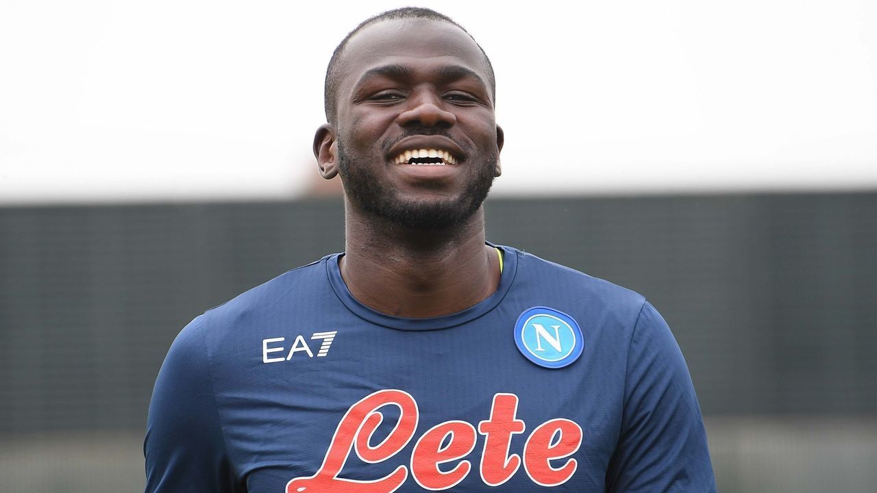 NAPLES, ITALY - MAY 04: Kalidou Koulibaly of Napoli on May 04, 2022 in Naples, Italy.
