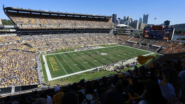 PITTSBURGH, PA - SEPTEMBER 26: A general view of Heinz Field during the game between the Pittsburgh Steelers and the Cincinnati Bengals on September 26, 2021 at Heinz Field in Pittsburgh, Pennsylvania.