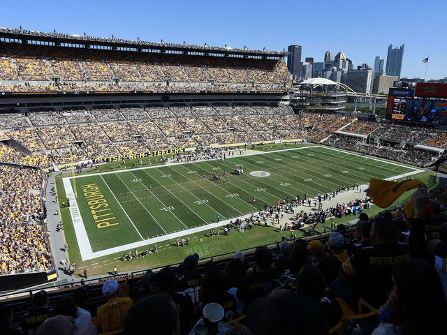 Aerial View of Heinz Field, Home of the Pittsburgh Steelers