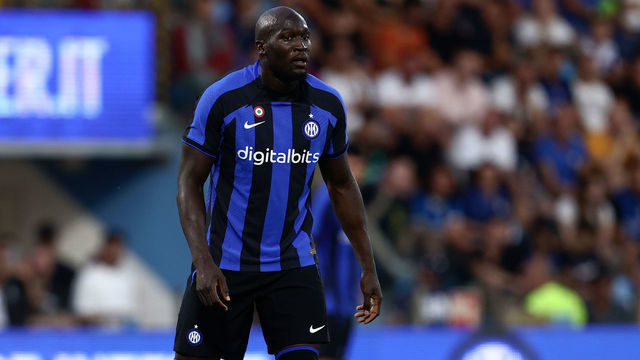 FERRARA, ITALY - JULY 16: Romelu Lukaku of FC Internazionale looks on at Stadio Paolo Mazza on July 16, 2022 in Ferrara, Italy.