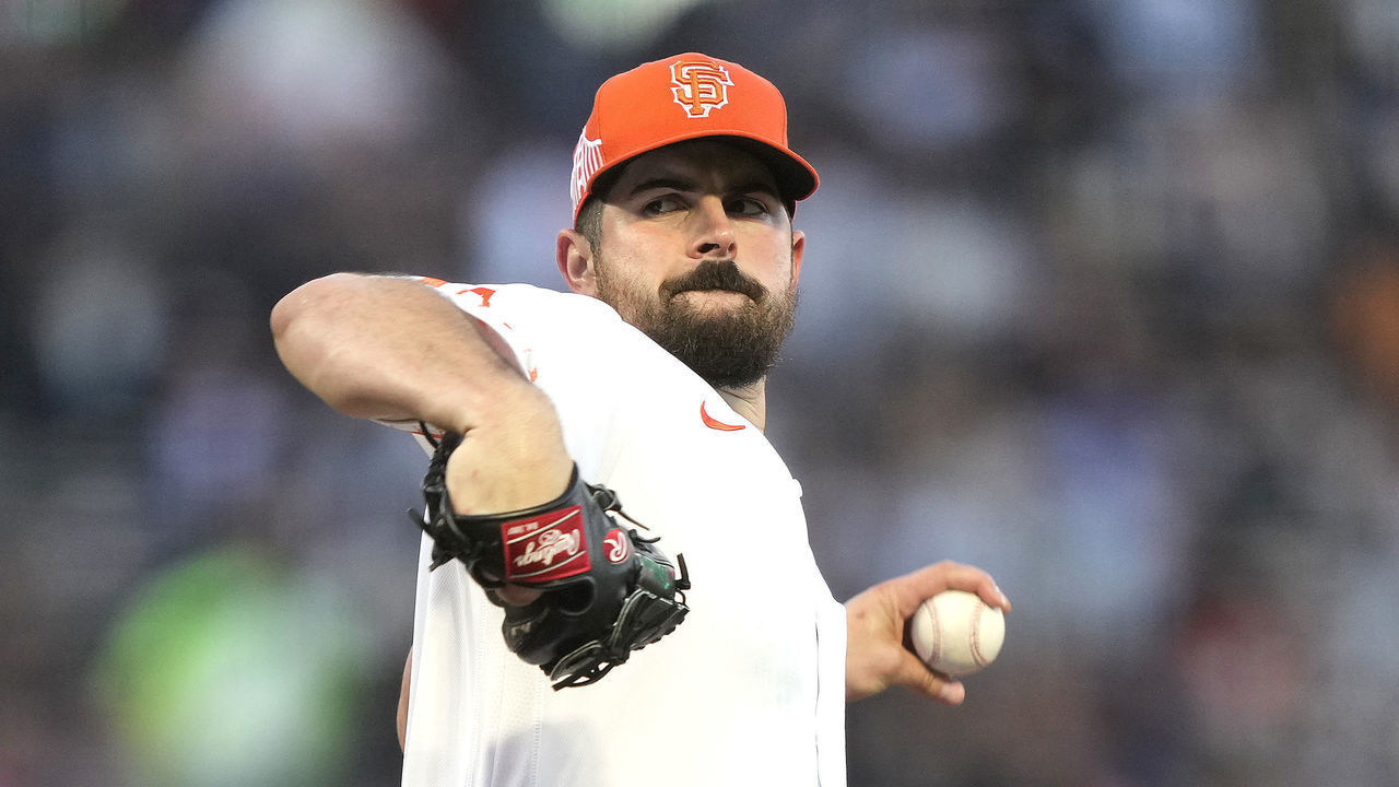 SAN FRANCISCO, CALIFORNIA - JUNE 28: Carlos Rodon #16 of the San Francisco Giants pitches against the Detroit Tigers in the top of the fifth inning at Oracle Park on June 28, 2022 in San Francisco, California.