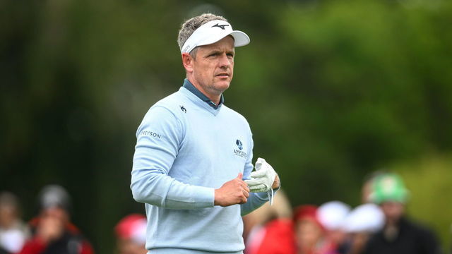 Limerick , Ireland - 5 July 2022; Luke Donald of England during day two of the JP McManus Pro-Am at Adare Manor Golf Club in Adare, Limerick.