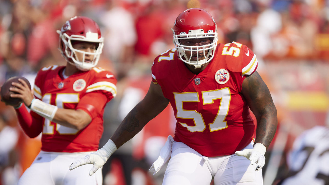 Football: Kansas City Chiefs Orlando Brown (57) in action vs Cleveland Browns at Arrowhead Stadium. Kansas City, MO 9/12/2021 CREDIT: David E. Klutho