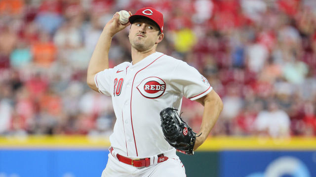 CINCINNATI, OHIO - JULY 30: Tyler Mahle #30 of the Cincinnati Reds throws a pitch against the Baltimore Orioles at Great American Ball Park on July 30, 2022 in Cincinnati, Ohio.