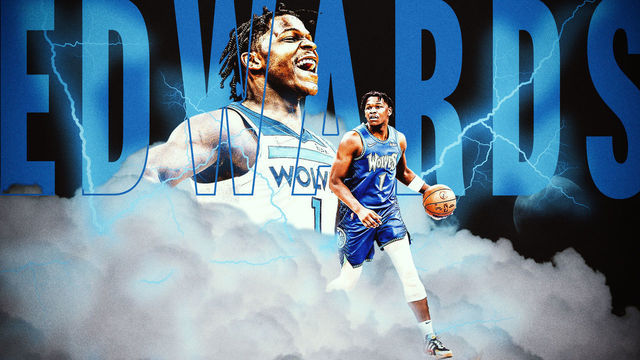 Anthony Edwards holds the Wolves' present and future in the palm of his hand