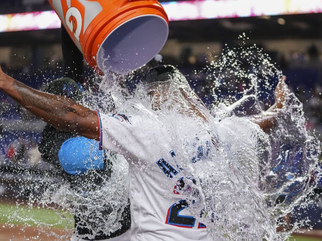 Marlins' Sandy Alcantara throws MLB-most 3rd complete game