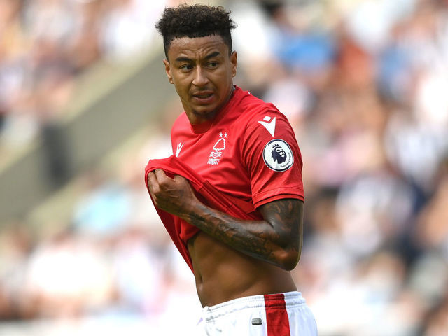 jesse lingard nottingham forest jersey