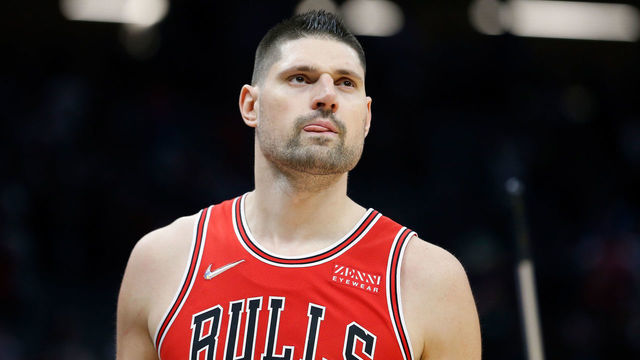 SACRAMENTO, CALIFORNIA - MARCH 14: Nikola Vucevic #9 of the Chicago Bulls looks on after the game against the Sacramento Kings at Golden 1 Center on March 14, 2022 in Sacramento, California. NOTE TO USER: User expressly acknowledges and agrees that, by downloading and/or using this photograph, User is consenting to the terms and conditions of the Getty Images License Agreement.