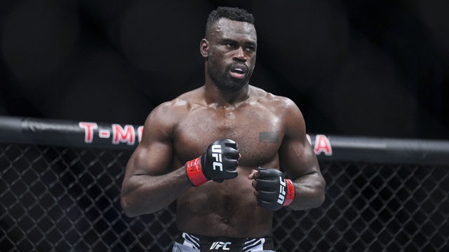 LAS VEGAS, NEVADA - JULY 02: Uriah Hall of Jamaica enters the Octagon in a middleweight fight during the UFC 276 event at T-Mobile Arena on July 02, 2022 in Las Vegas, Nevada.