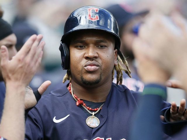 Why Jose Ramirez wears a chain with a photo of himself during Guardians  games