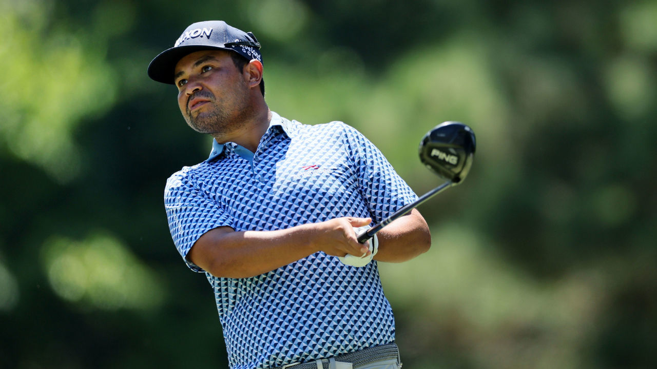 MEMPHIS, TENNESSEE - AUGUST 13: J.J. Spaun of the United States plays his shot from the seventh tee during the third round of the FedEx St. Jude Championship at TPC Southwind on August 13, 2022 in Memphis, Tennessee.
