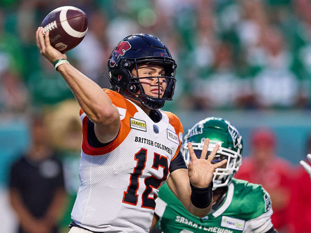 B.C. Lions clinch home playoff date with win over Saskatchewan Roughriders