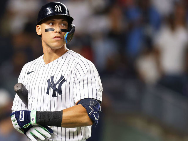 Aaron Judge of the New York Yankees in action against the Tampa Bay News  Photo - Getty Images