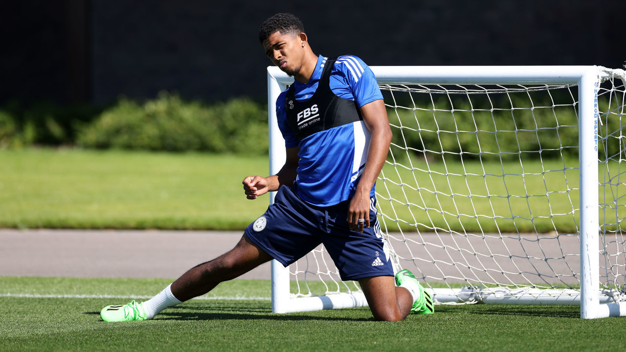 LEICESTER, ENGLAND - AUGUST 10: Wesley Fofana of Leicester City during the Leicester City training session at Leicester City Training Ground, Seagrave on August 10, 2022 in Leicester, United Kingdom.