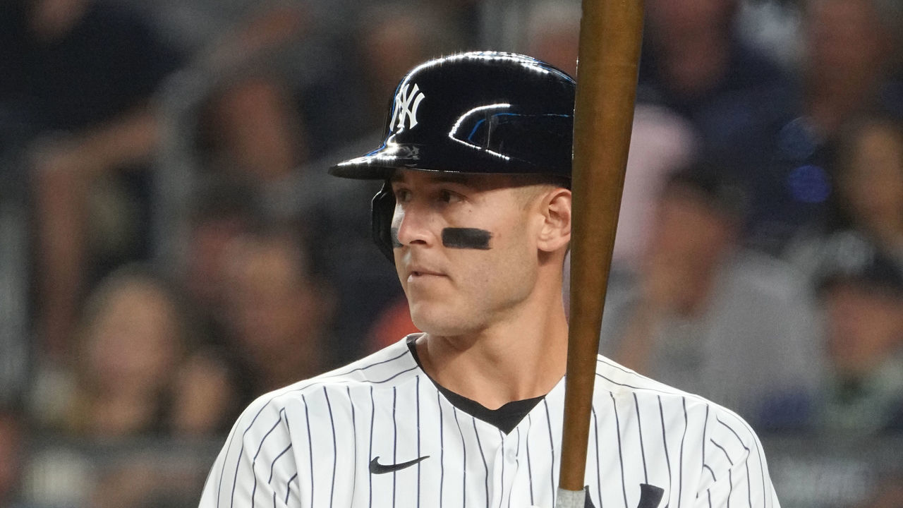 Baseball: New York Yankees Anthony Rizzo (48) in action, batting vs Tampa Bay Rays at Yankee Stadium. Bronx, NY 8/16/2022 CREDIT: Erick W. Rasco (Set Number: X164120 TK1)
