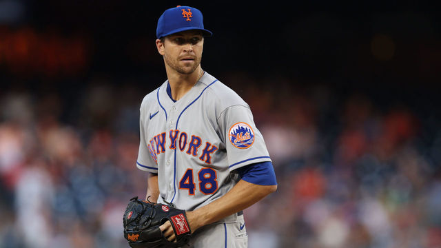 Baseball: New York Mets Jacob deGrom (48) in action, pitching vs Washington Nationals at Nationals Park. Washington D.C. 8/2/2022 CREDIT: Simon Bruty (Set Number: X164114 TK1)