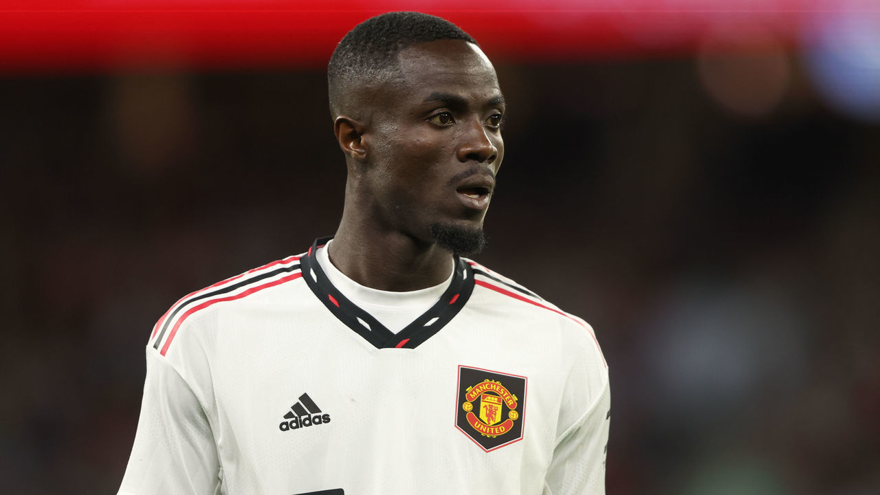 PERTH, AUSTRALIA - JULY 23: Eric Bailly of Manchester United during the Pre-Season Friendly match between Manchester United and Aston Villa at Optus Stadium on July 23, 2022 in Perth, Australia.