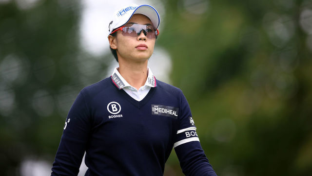 OTTAWA, CANADA - AUGUST 26: Narin An of South Korea walks down the 11th fairway during the second round of the CP Women's Open at Ottawa Hunt and Golf Club on August 26, 2022 in Ottawa, Ontario, Canada.
