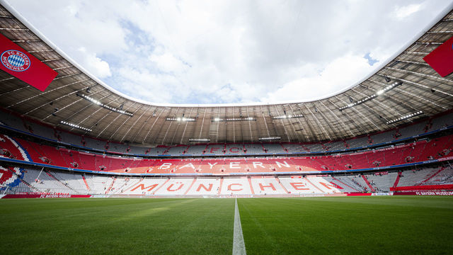 MUNICH, GERMANY - AUGUST 27: General view inside the stadium prior the Bundesliga match between FC Bayern München and Borussia Mönchengladbach at Allianz Arena on August 27, 2022 in Munich, Germany.