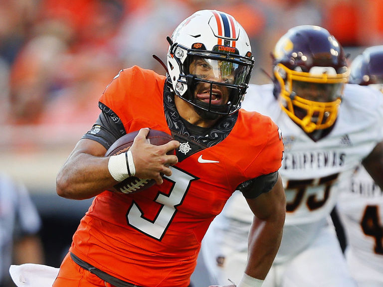 ExOklahoma State QB Sanders transferring to Ole Miss