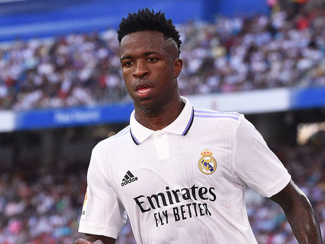 Vinicius Jr in 2023  European football, Real madrid, Sports jersey