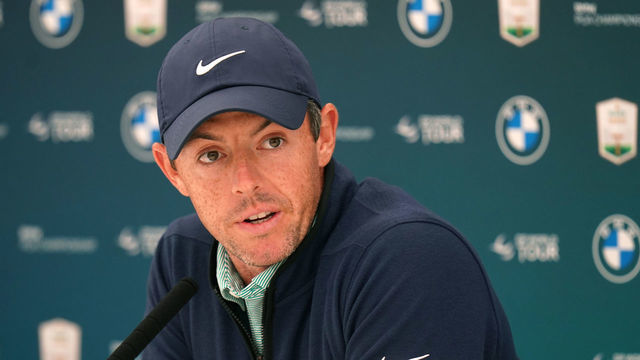 Rory McIlroy at a press conference during the Pro-Am ahead of the BMW PGA Championship at Wentworth Golf Club, Virginia Water, Surrey. Picture date: Wednesday September 7, 2022.