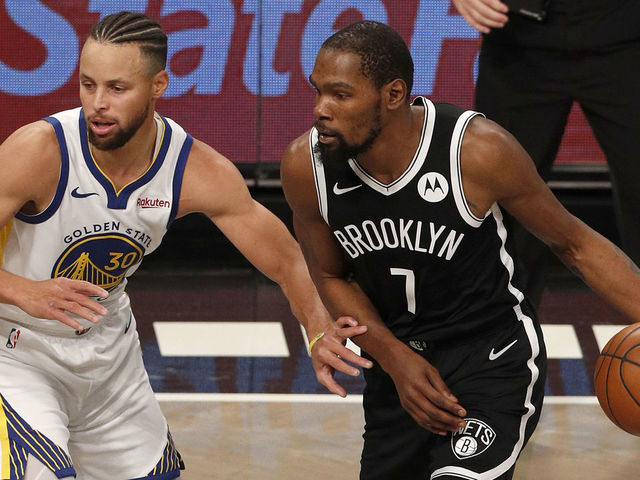 Would Warriors pursue a Kevin Durant reunion if he leaves Nets?