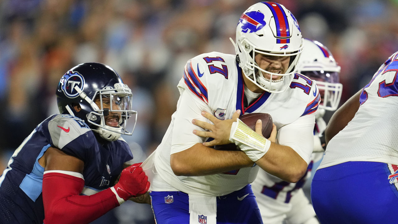 Titans stop Josh Allen on 4th down in final seconds to upset Bills