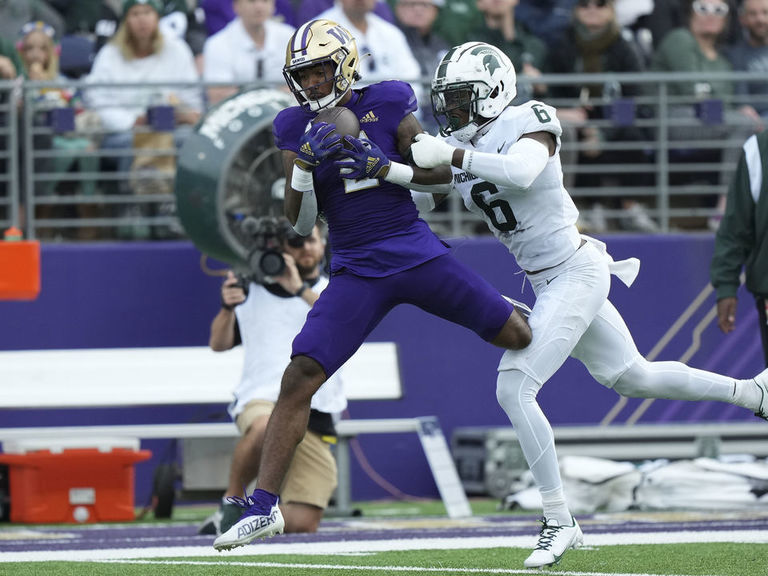 Washington makes statement, beats No. 11 Michigan State 39-28