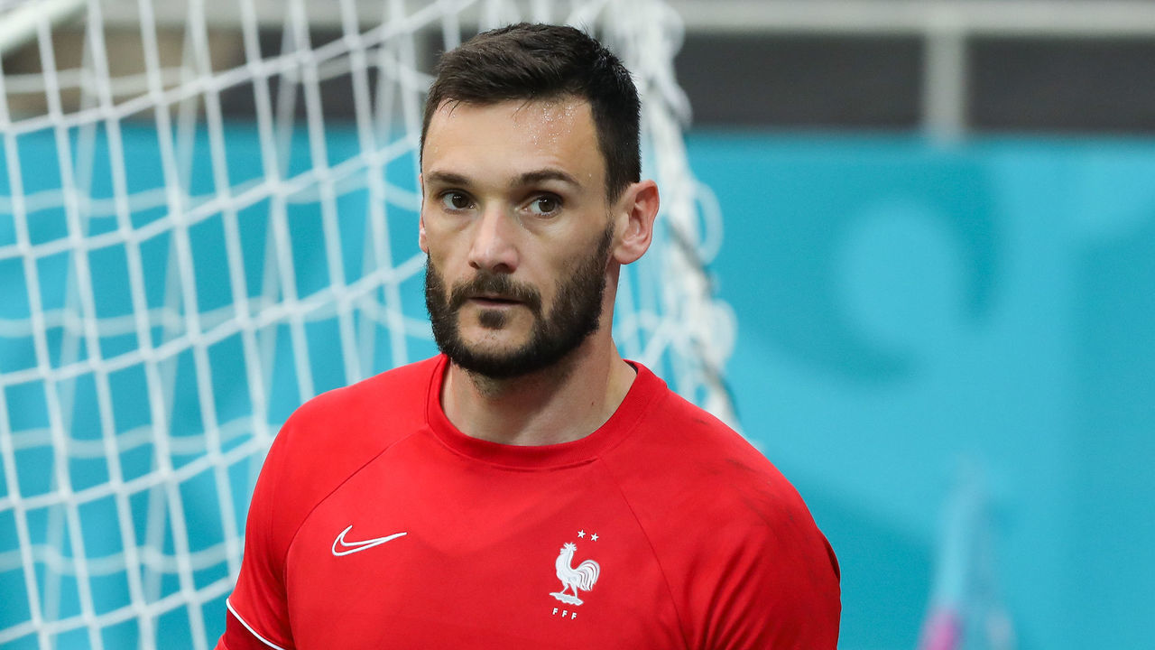BUCHAREST, ROMANIA - JUNE 27: Hugo Lloris during a France training session ahead of the UEFA Euro 2020 Round of 16 match between France and Switzerland at National Arena on June 27, 2021 in Bucharest, Romania.