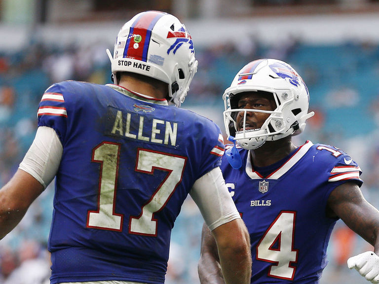 Josh Allen, Stefon Diggs help Bills blow past Dolphins