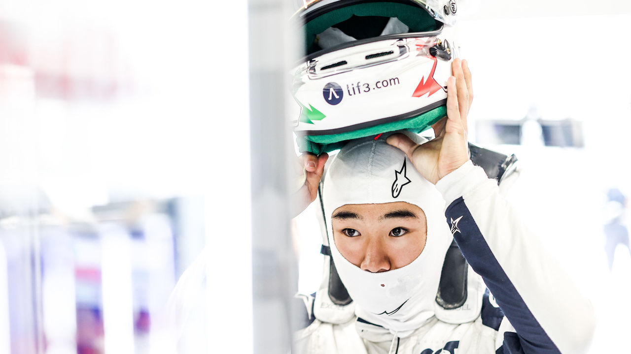 MONZA, ITALY - SEPTEMBER 10: Yuki Tsunoda of Scuderia AlphaTauri and Japan during qualifying ahead of the F1 Grand Prix of Italy at Autodromo Nazionale Monza on September 10, 2022 in Monza, Italy.
