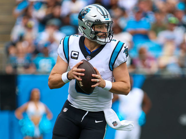 Panthers to stick with struggling Mayfield at QB vs. 49ers