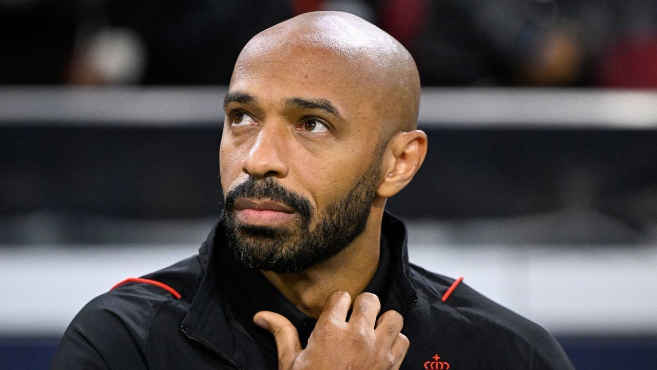 Belgium's assistant coach Thierry Henry pictured during a soccer game between the Netherlands and Belgian national team the Red Devils, Sunday 25 September 2022 in Amsterdam, the Netherlands, the sixth and last game in the Nations League A group stage. BELGA PHOTO LAURIE DIEFFEMBACQ