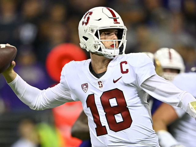 SEATTLE, WASHINGTON - SEPTEMBER 24: Tanner McKee #18 of the Stanford Cardinal throws the ball during the third quarter of the game against the Washington Huskies at Husky Stadium on September 24, 2022 in Seattle, Washington. The Washington Huskies won 40-22.